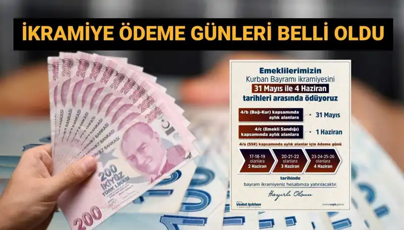 Emekli Bayram İkramiyeleri İçin Tarih Belirlendi: 4 Bin TL Ne Zaman Yatacak?