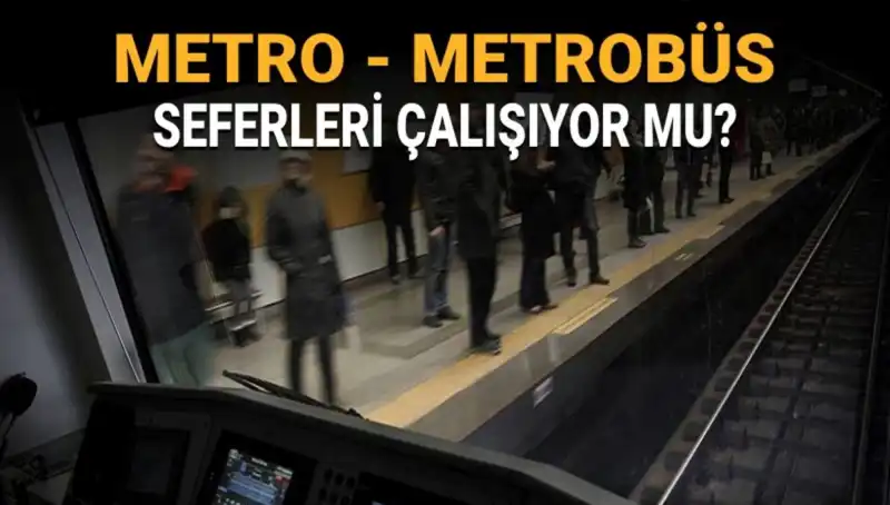 İstanbul'da Ulaşım Kaosu: Metrobüs ve Metro Çalışıyor mu?