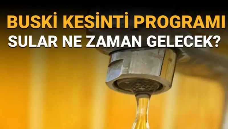 Bursa Nilüfer'de Sular Ne Zaman Gelecek? İşte BUSKİ Su Kesintisi Programı!
