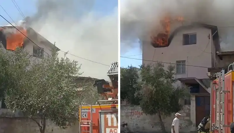 Hatay'da Korkutan Ev Yangını: Üç Yaşındaki Çocuk Hastaneye Sevk Edildi