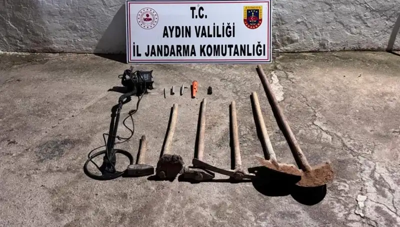 Aydın'da Kaçak Kazıya Suçüstü: Yeraltındaki Hazinelere Göz Dikenler