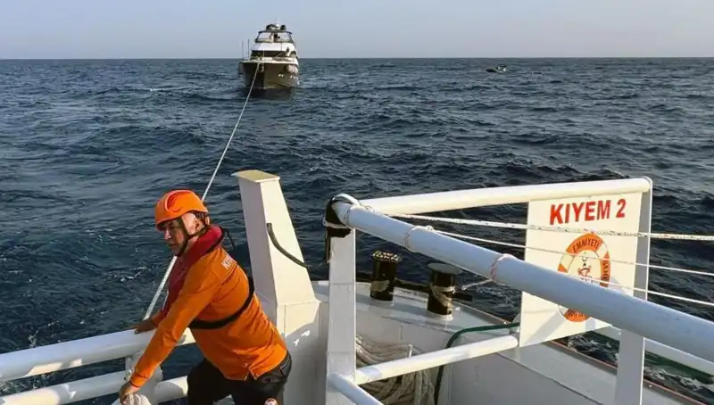 Marmaris Açıklarında Sürüklenen Teknenin Dramı: Kurtarma Operasyonu Başarıyla Gerçekleşti