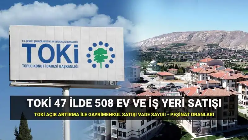 TOKİ'den 508 Yeni Konut ve İş Yeri Satışı: Detaylar Burada!
