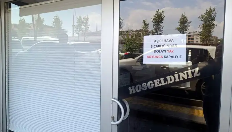Afrika Sıcakları Esnafı Vurdu: Dükkanlar Yaz Boyu Kapatıldı