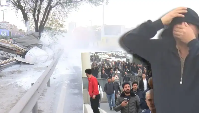 D-100 Karayolu’nda Şok Eden Kaza: Alçı Yüklü TIR Bariyerlere Çarptı!