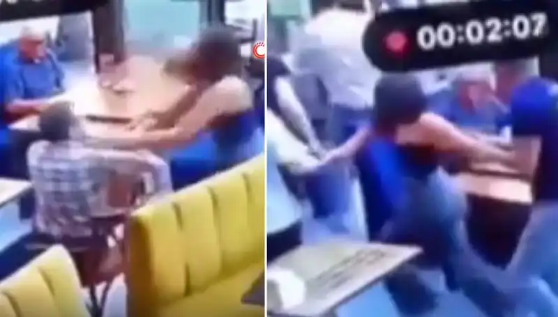Garsona Tokat Attı, Restoranın Gücüyle Dayak Yedi: İşte O Anlar!
